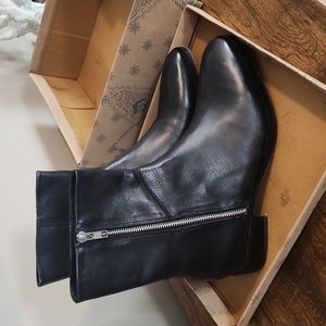 Free People FP Luna Ankle Boot Black Chelsea 41 10 11 10.5